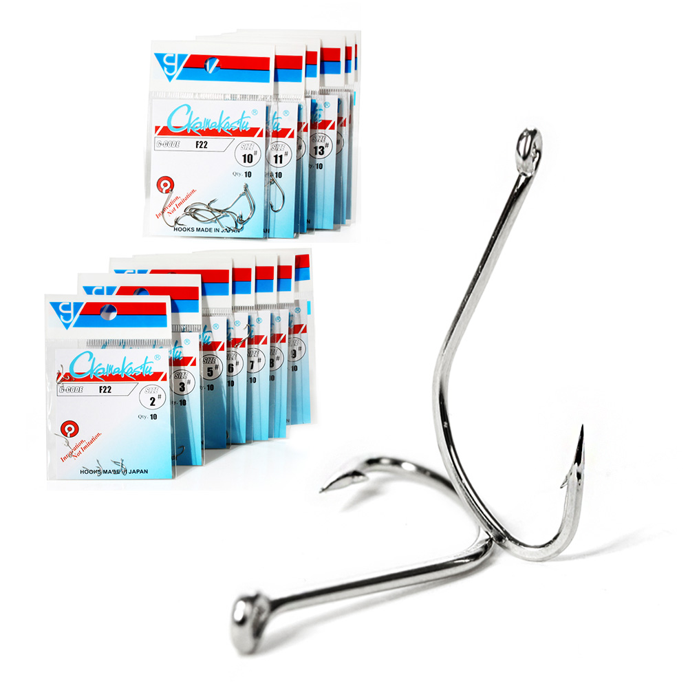 Fishing Hook Barbless - Ckamastu F22 Putih Air Asin Membantu