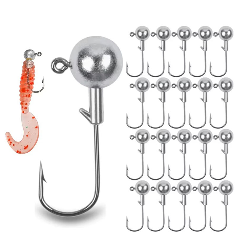 Fishing Hook Weedless - 5/10 buah Mata Kail Kepala Besar