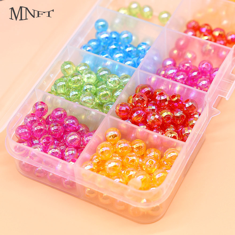 Fishing Hook Size - MNFT Mix 5 Warna Manik-manik Bulat