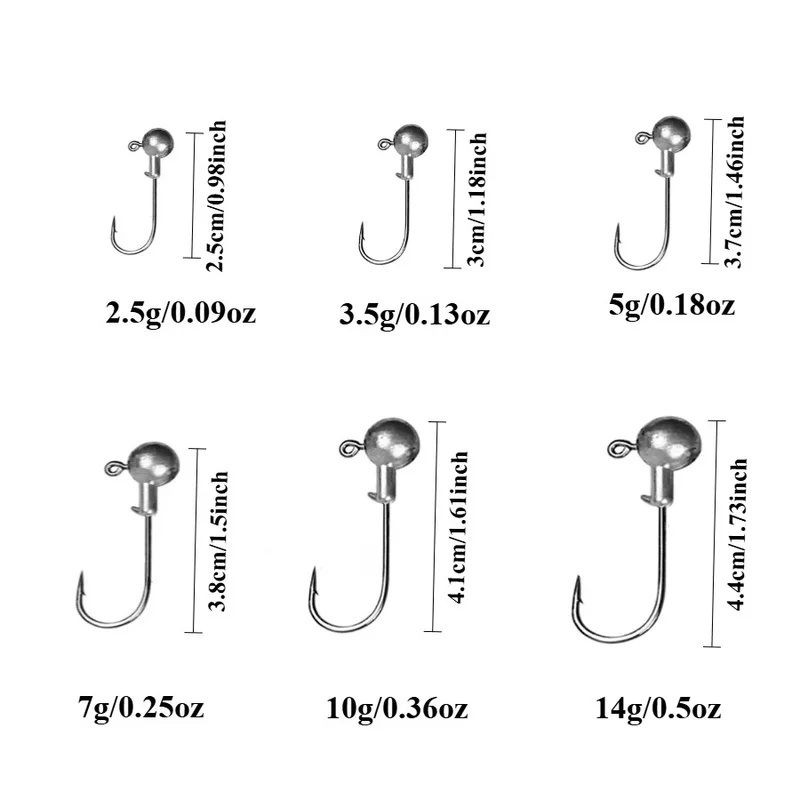 5/10 buah Mata Kail Kepala Bes - Fishing Hook Weedless ulasan dan harga