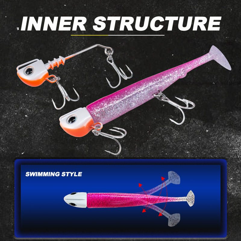 Umpan Pancing Logam D1 110mm 3 - Fishing Hook Treble ulasan dan harga