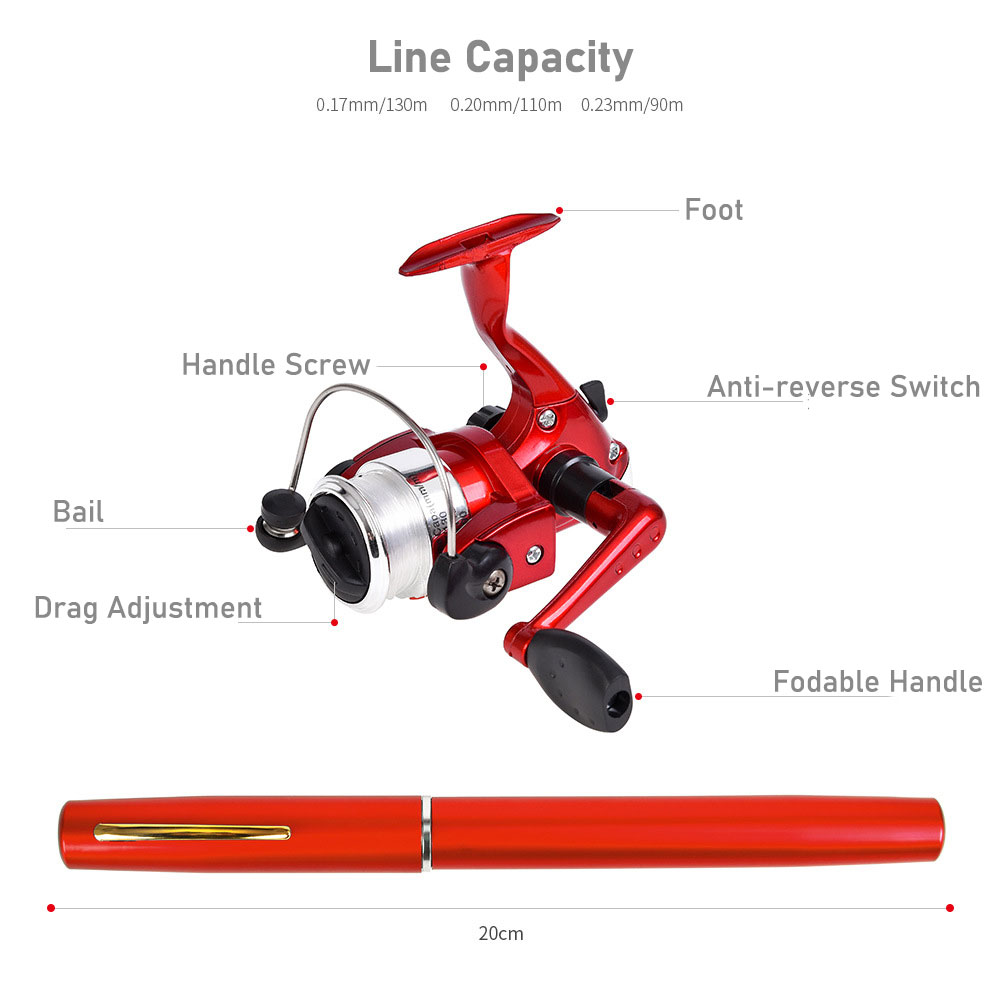 Joran Pancing Mini Bentuk Pena - Penn Reel Fierce ulasan dan harga