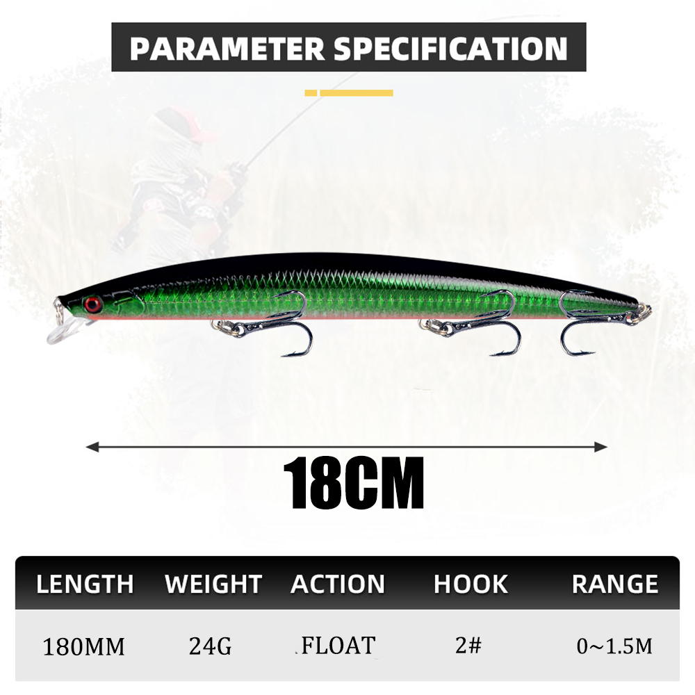 1 buah umpan minnow mengambang - Fishing Hook Treble ulasan dan harga