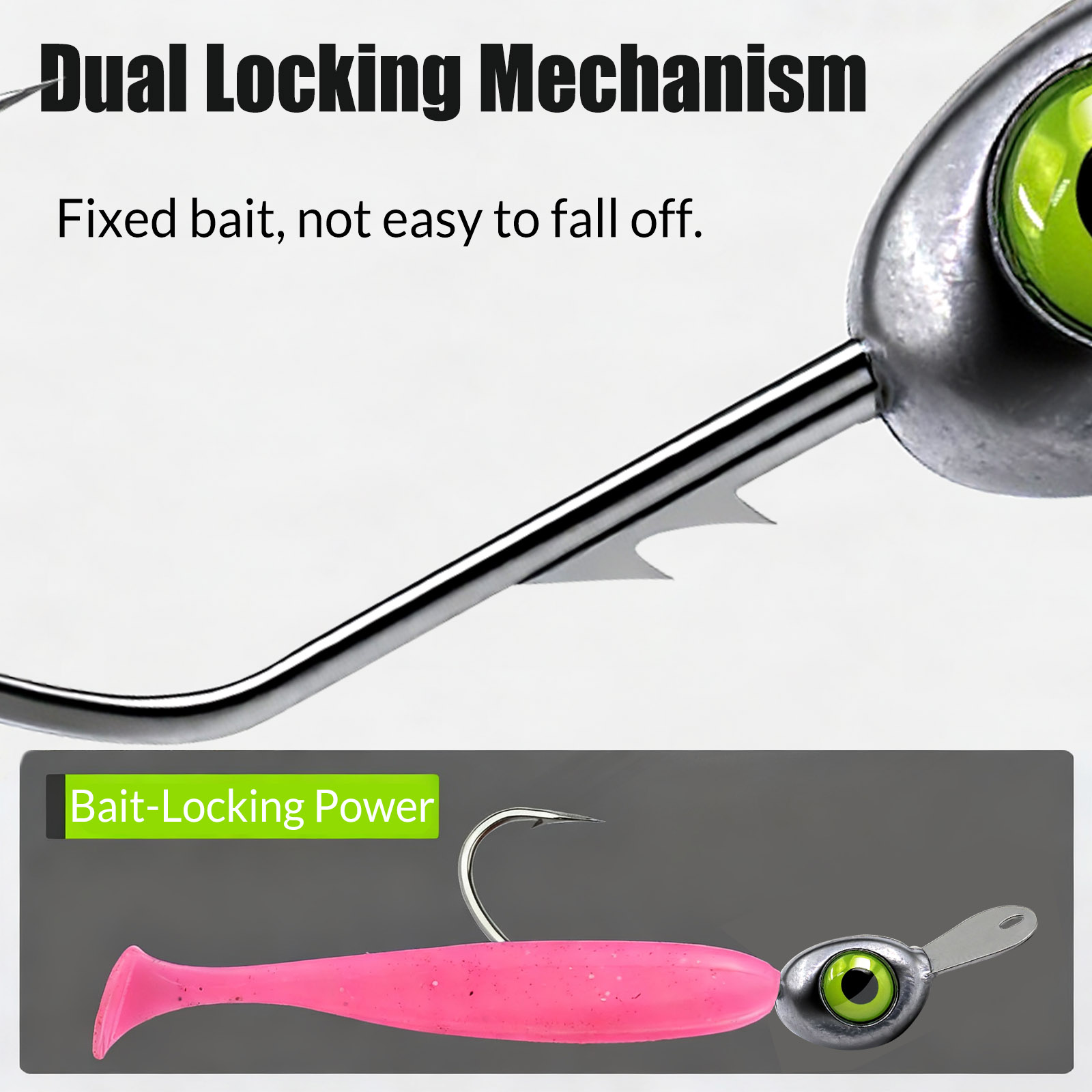 9KM Shaky Head Jigs Hook denga - Fishing Hook Weedless ulasan dan harga