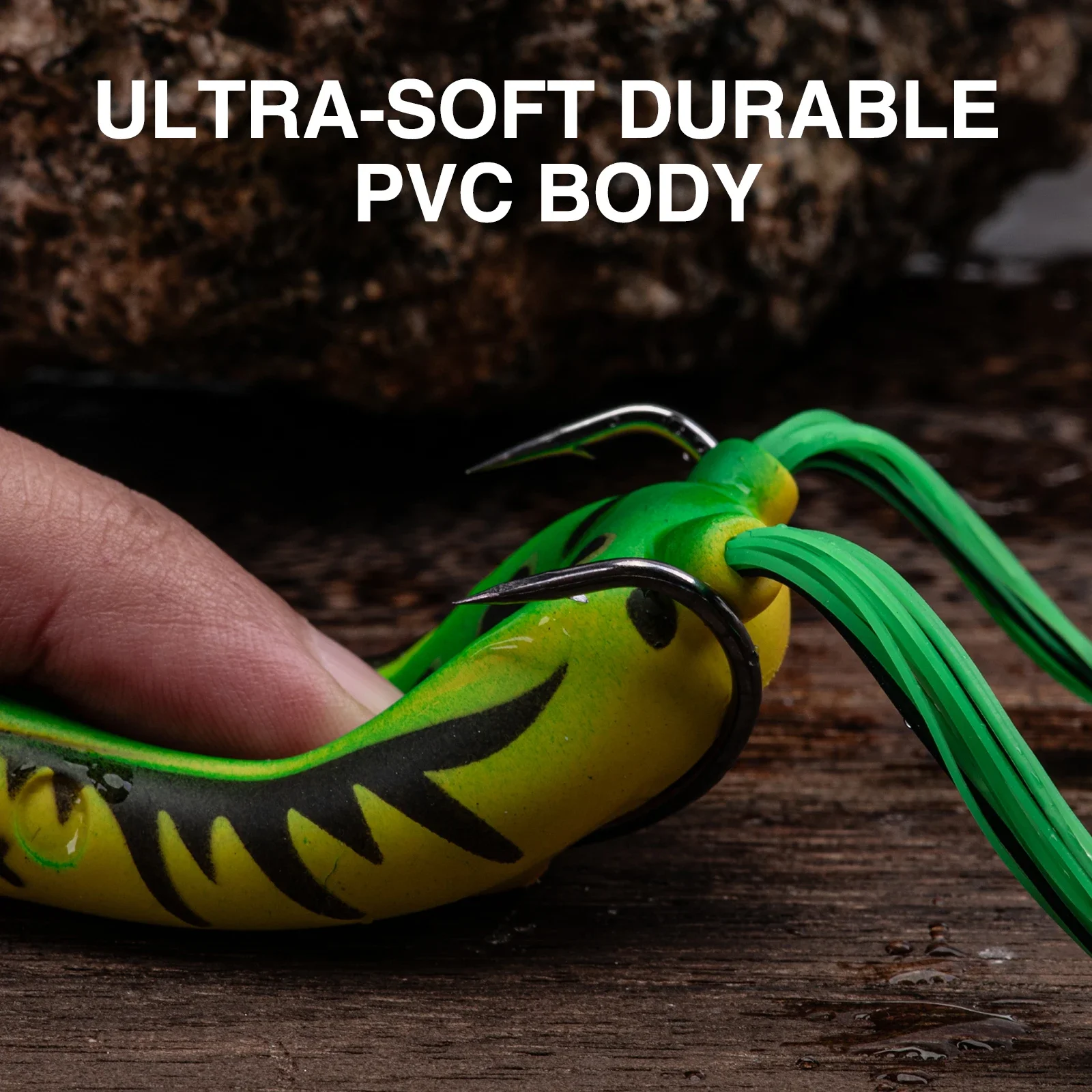 Umpan Pancing Katak PVC Lembut - Fishing Hook Weedless ulasan dan harga