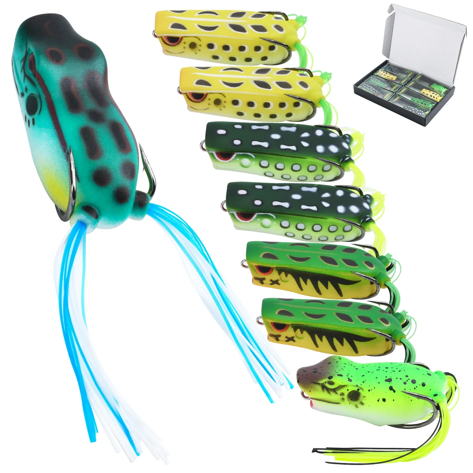 Umpan Pancing Katak PVC Lembut - Fishing Hook Weedless ulasan dan harga