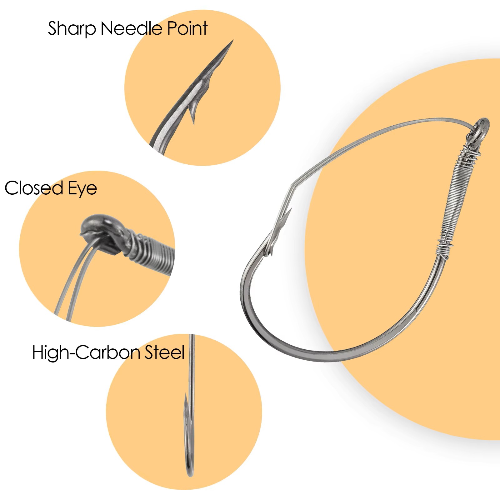 FishTrip Weedless Aneh Rig Kai - Fishing Hook Weedless ulasan dan harga