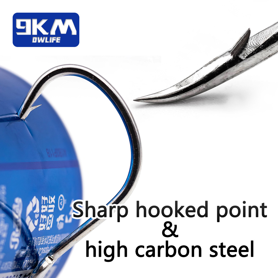 Kait pancing air asin 9KM, kai - Fishing Hook Barbless ulasan dan harga