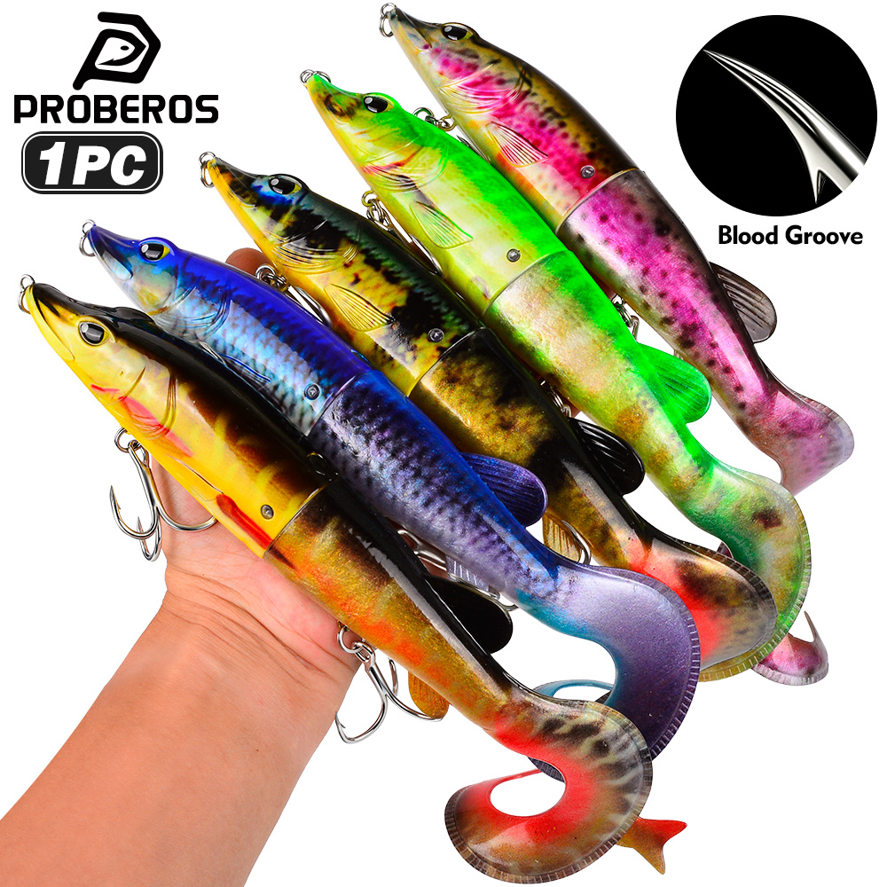 PROBEROS 1PC Umpan Ikan Swimba - Fishing Hook Treble ulasan dan harga
