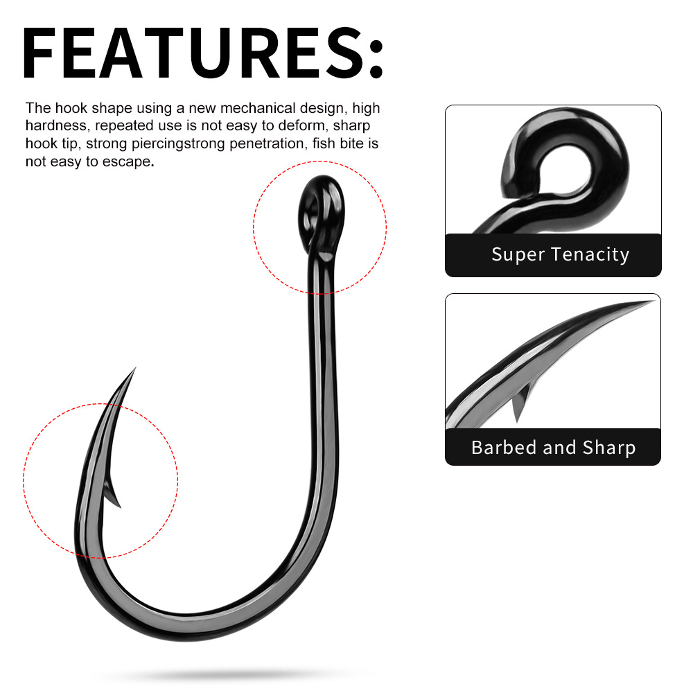 10 Buah Kait Pancing Mata Tabu - Fishing Hook Assortment ulasan dan harga