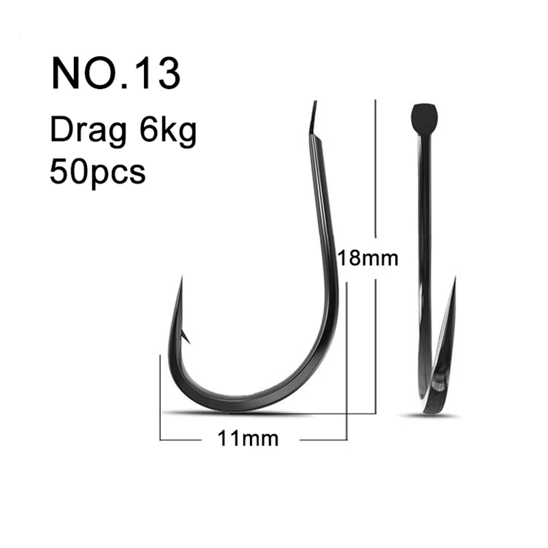 50 Buah Kait Pancing Kecil Baj - Fishing Hook Barbless ulasan dan harga